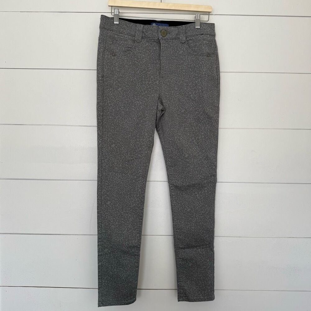 Democracy Women’s 10 Ab Solution Grey Leopard Ankle Jeans